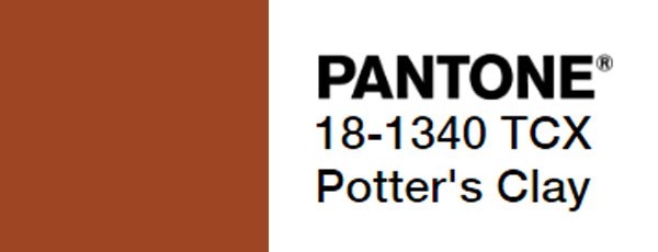 Potter’s Clay Pantone Code 18-1340